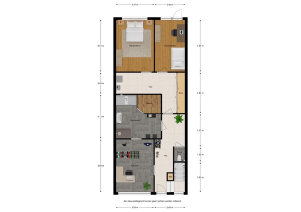 Floorplan - Scheldekade 19, 4511 AV Breskens